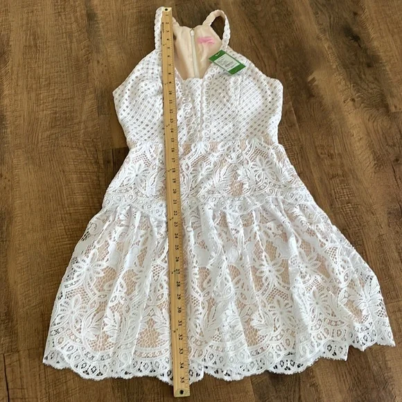 Lilly Pulitzer Adella Dress NWT Exotic Lace eyelet size 4 dress new with tags - Picture 10 of 11
